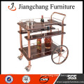 Hotel Used Luxury Design Wood Serving Carts JC-ZS27